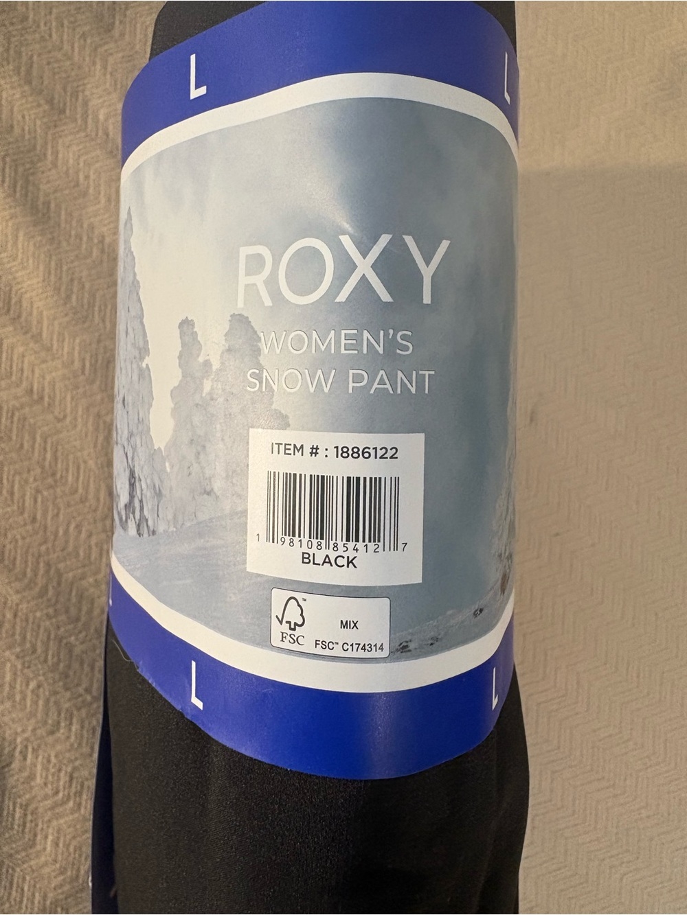 Roxy Women's Black Snow Pants NWT